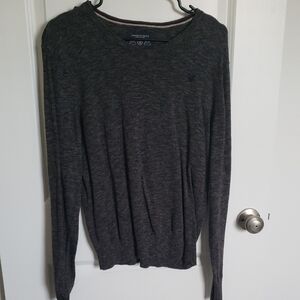 American Eagle Outfitters Charcoal Long Sleeve Tee